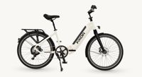 Frida 24" Falt-E-Bike – 580 Wh, Shimano 8-Gang, Hydraulikbremsen, Creme Weiß