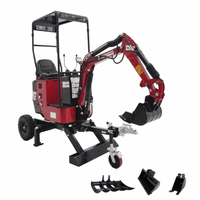 Schreitbagger / 2-Rad-Minibagger mit Benzinmotor (BZR520K)