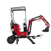 Schreitbagger / 2-Rad-Minibagger mit Benzinmotor (BZR520K)
