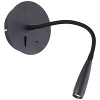 Jutta Wandleuchte, USB-Anschluss, flexibler Lesearm, 14 cm Durchmesser