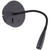 Jutta Wandleuchte, USB-Anschluss, flexibler Lesearm, 14 cm Durchmesser