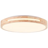 Woodbury LED Deckenleuchte 39 cm, Holz Hell/Weiß