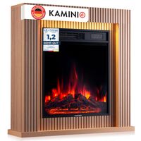 KAMINIO Elektrokamin MATTI - Elektrischer Standkamin - 32 Zoll, Paneel