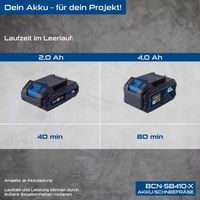 Akku Schneefräse SNB410 SET XL
