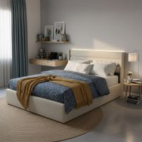 LED Bett - SORINA ohne Matratze