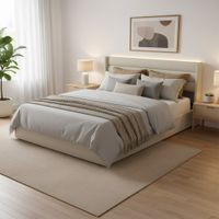 LED Bett - SORINA ohne Matratze