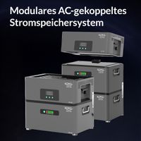 XORO SOLAR ATLAS-G 9,6 kWh AC-Speicher mit EcoTracker IR, modular bis 12 kWh, Notstrom, App, IP65