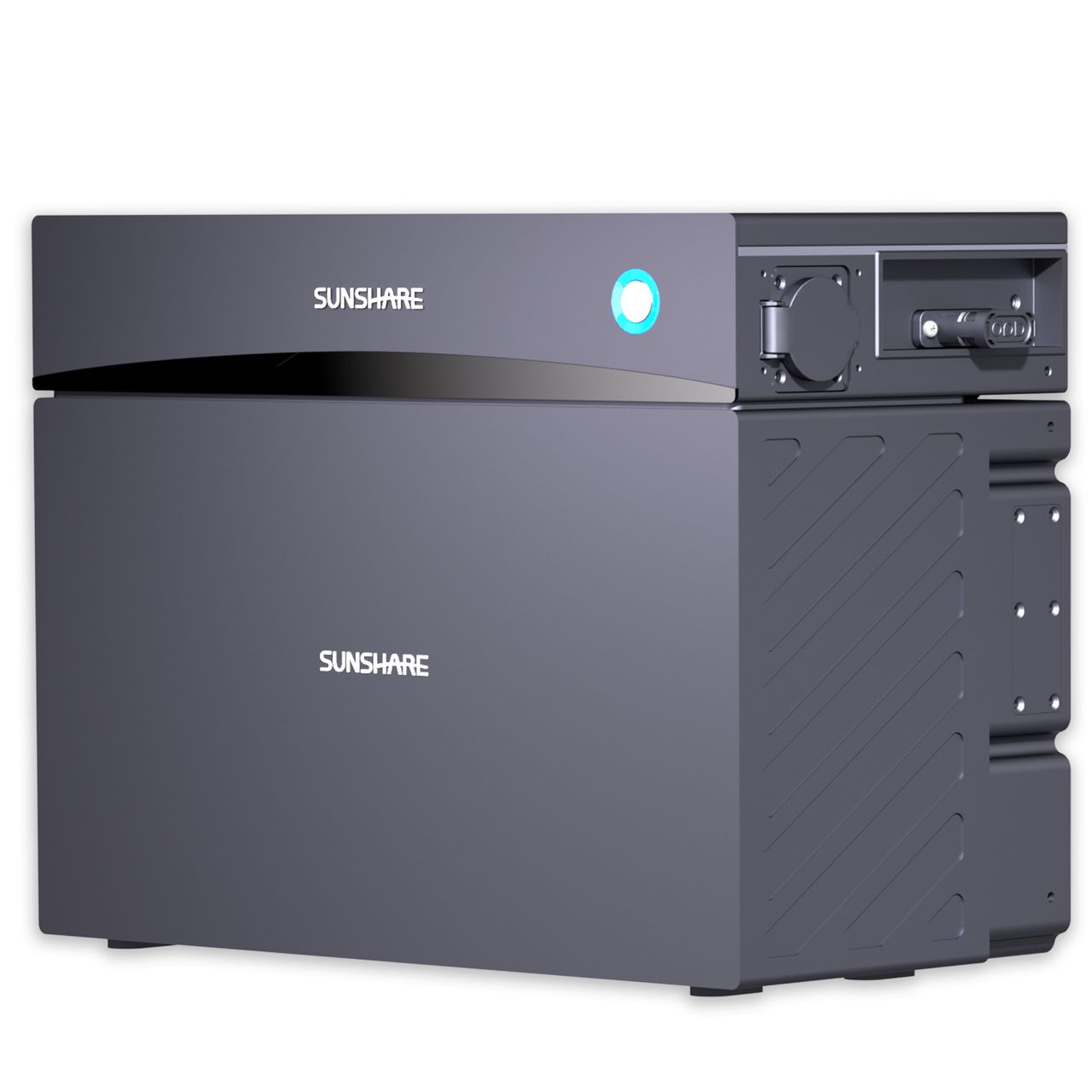 SUNSHARE Glory 4 kWh Stromspeicher mit Hybrid-Wechselrichter, 2.400 W PV, Dual-MPPT