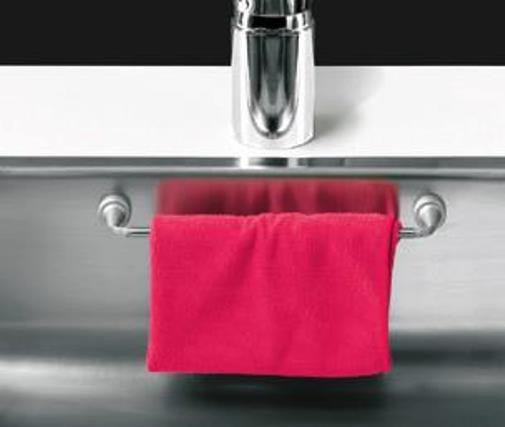 Spültuchhalter magnetisch für Edelstahlbecken, Länge 23 cm, Tiefe 4 cm