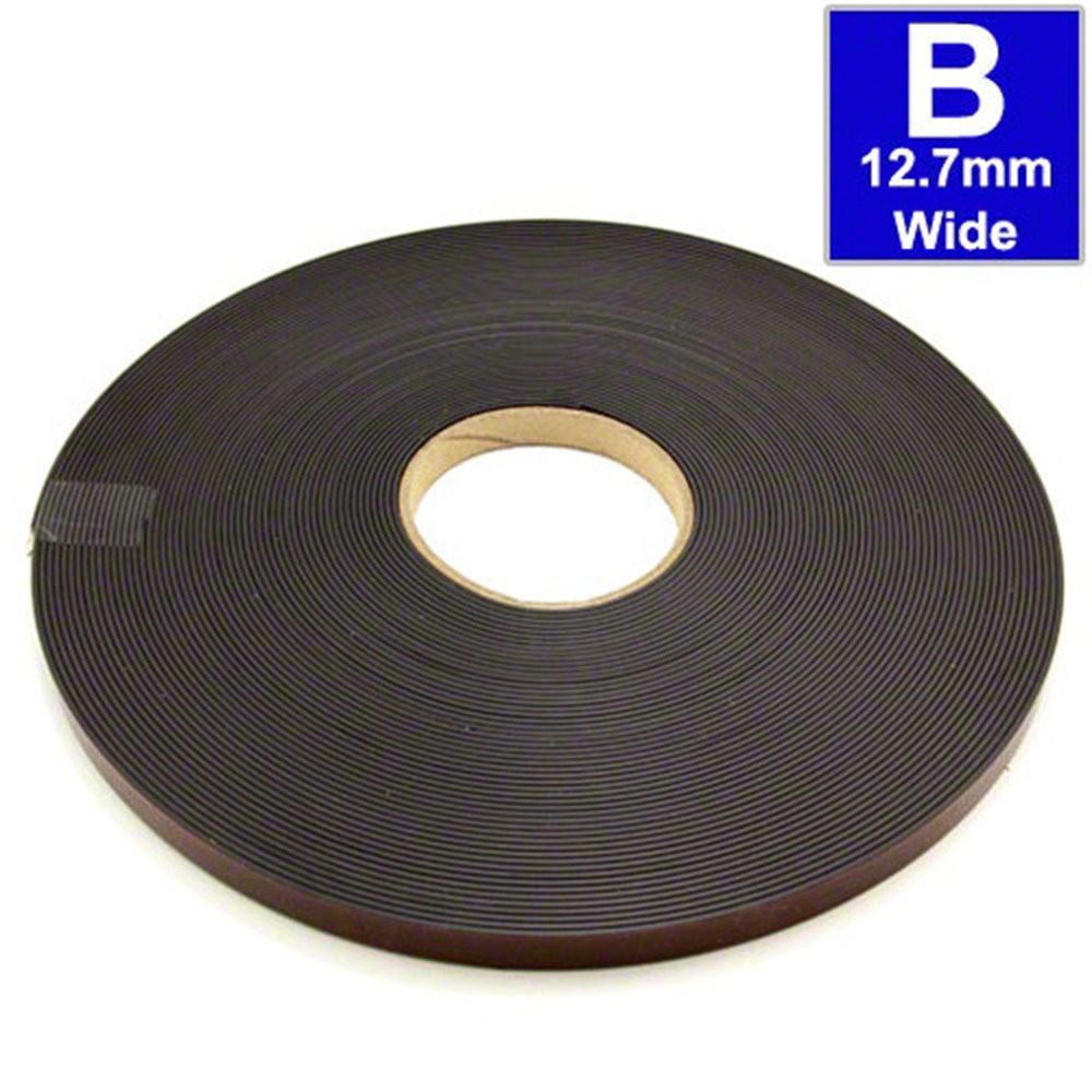 Typ A Magnetband stark selbstklebend für Fliegengitter 25,4mm x 1,5mm x 10m Magn