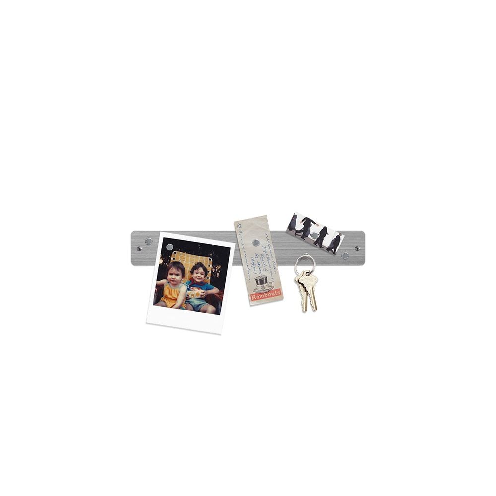Magnetleiste MINI Magnet Wandleiste - 350 x 50mm - in 4 Farben - inkl 6 Magneten