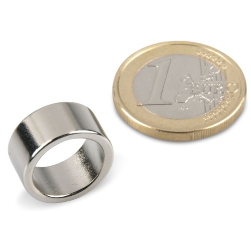 Stabmagnet 5,0 x 25,0 mm N40 Nickel - hält 1 kg