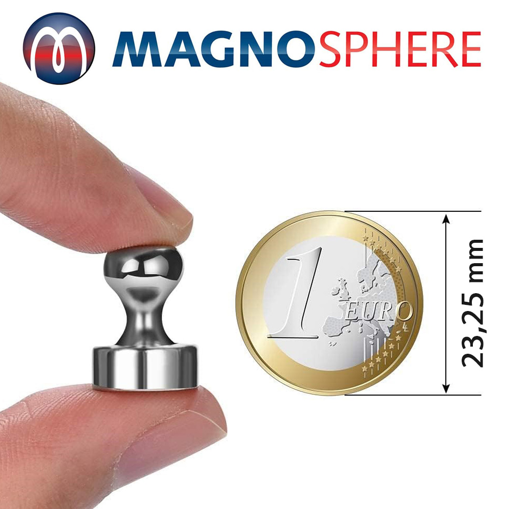Neodym Kegelmagnet 19 x 25mm N35 Lila - Smagtron Magnettechnik