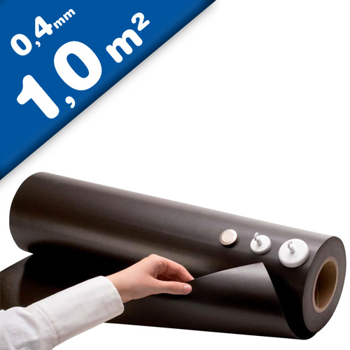 Ferrofolie Whiteboardfolie weiß glänzend beschreibbar 0,6mm x 100 cm x 100 cm - Haftgrund für Magnete | Magnosphere Shop Ferrofolie Whiteboardfolie weiß glänzend beschreibbar 0,6mm x 100 cm x 100 cm - Haftgrund für Magnete | Magnosphere Shop