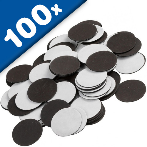 Selbstklebende Magnetplättchen – Flexible Magnete Zum Anbringen An Metallflächen, Ideal Für Kühlschrank, Werkstatt Oder Büro, Starke Haftung, Wiederverwendbar