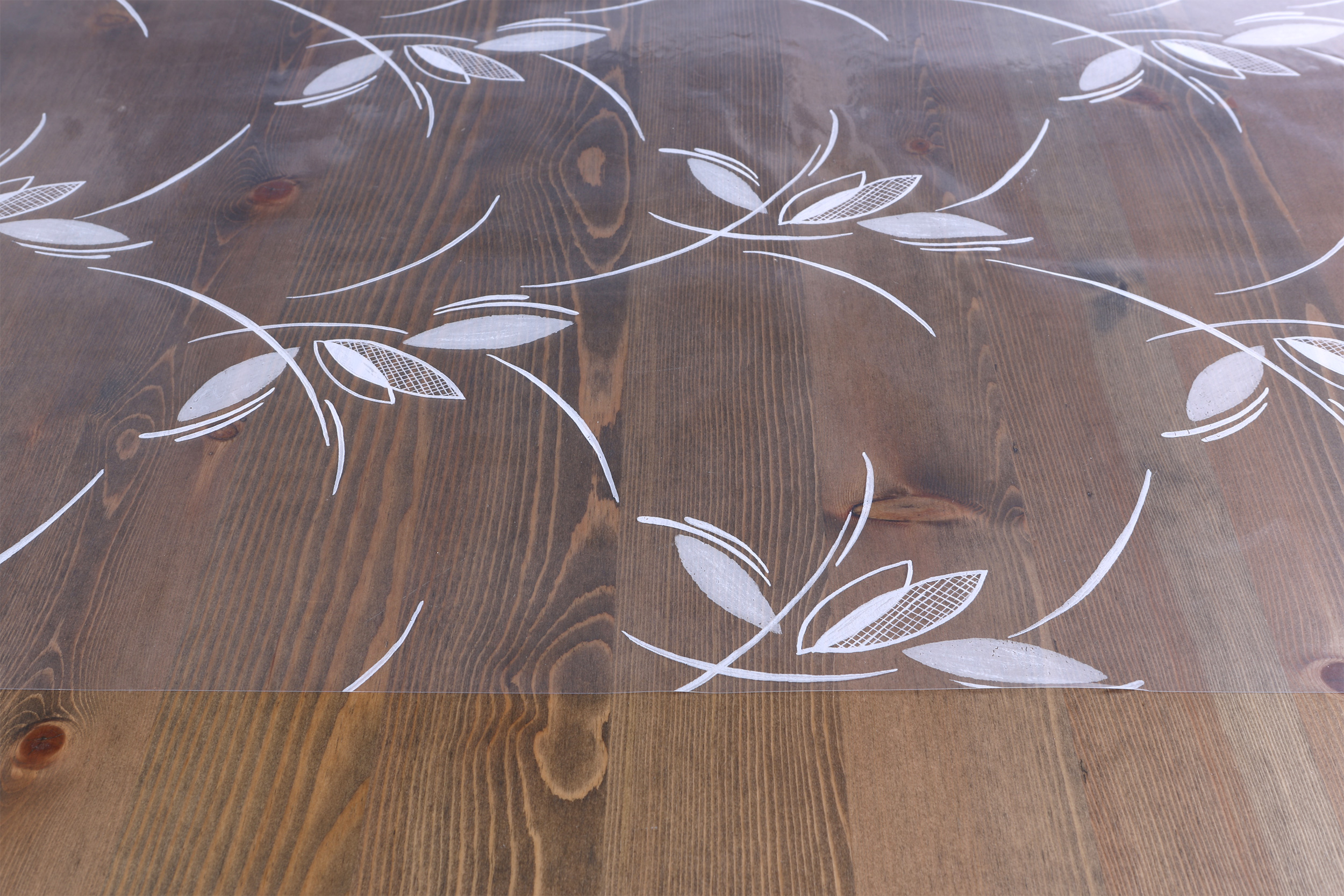 Transparente Folie bedruckt MOTIV und Größe wählbar, Tischdecke Tischschutz Rund Oval Eckig | Beautex