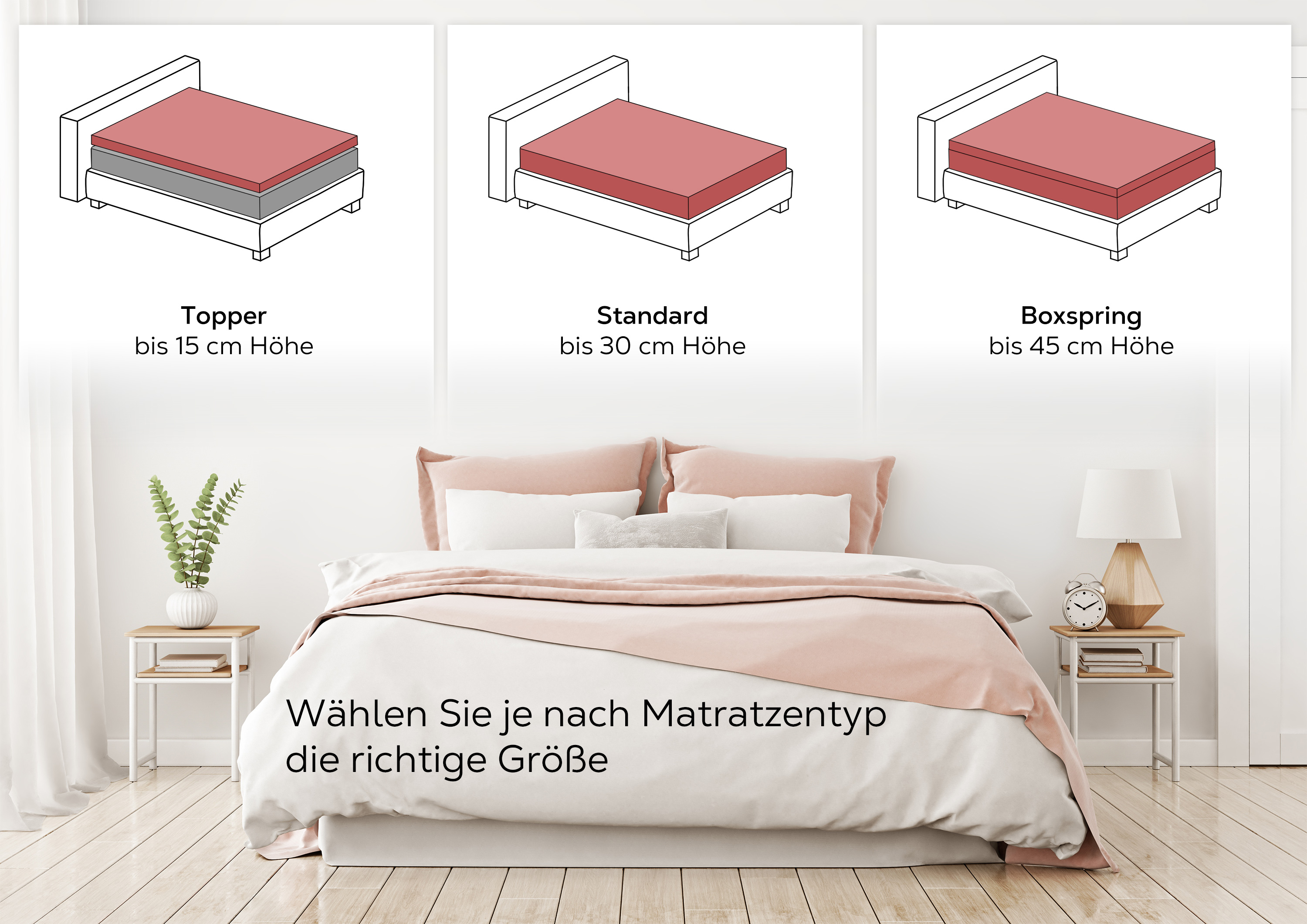Beautex Spannbettlaken Jersey Baumwolle Premium