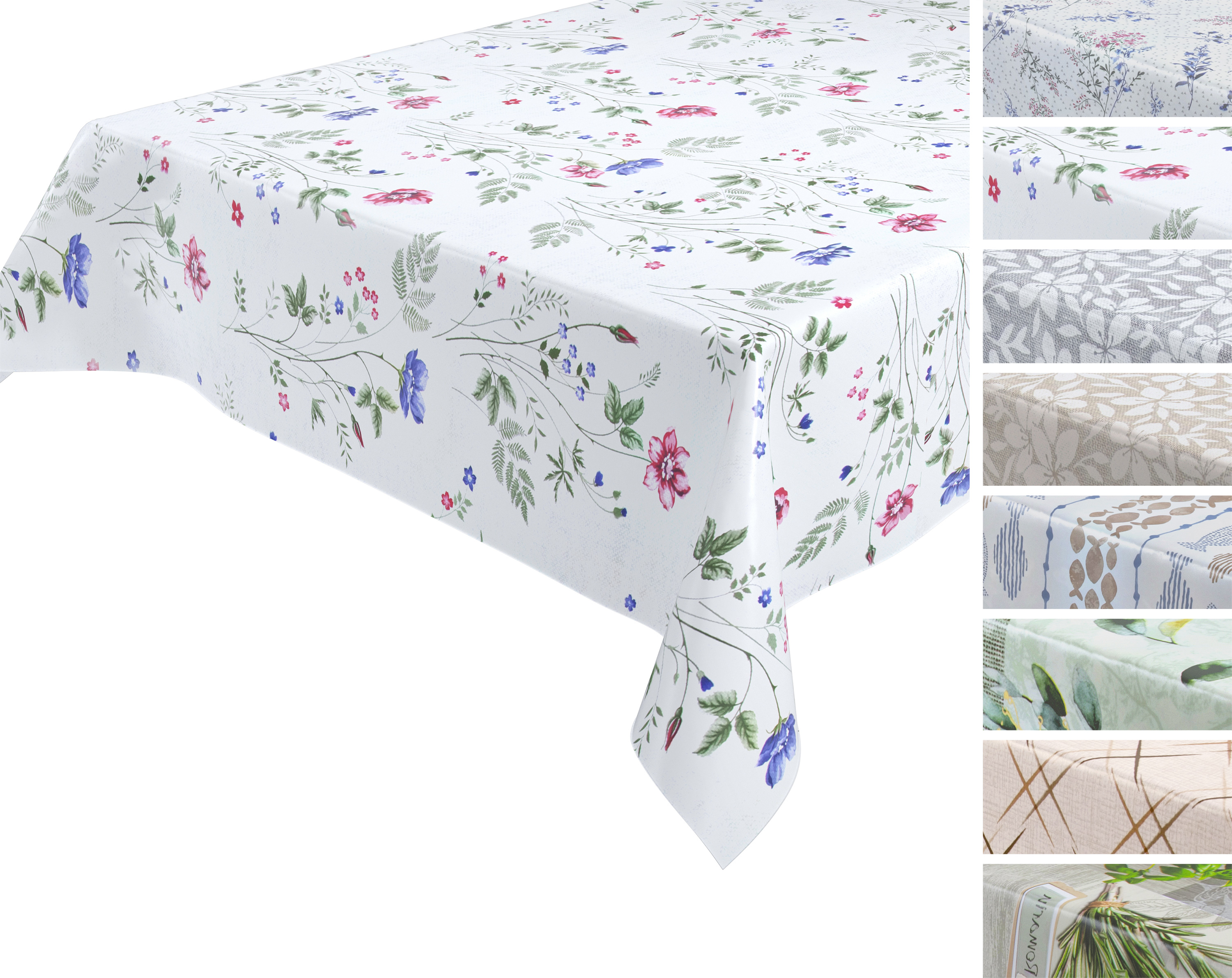 Beautex Natur Wachstuchtischdecke abwaschbar, Motiv und Größe wählbar