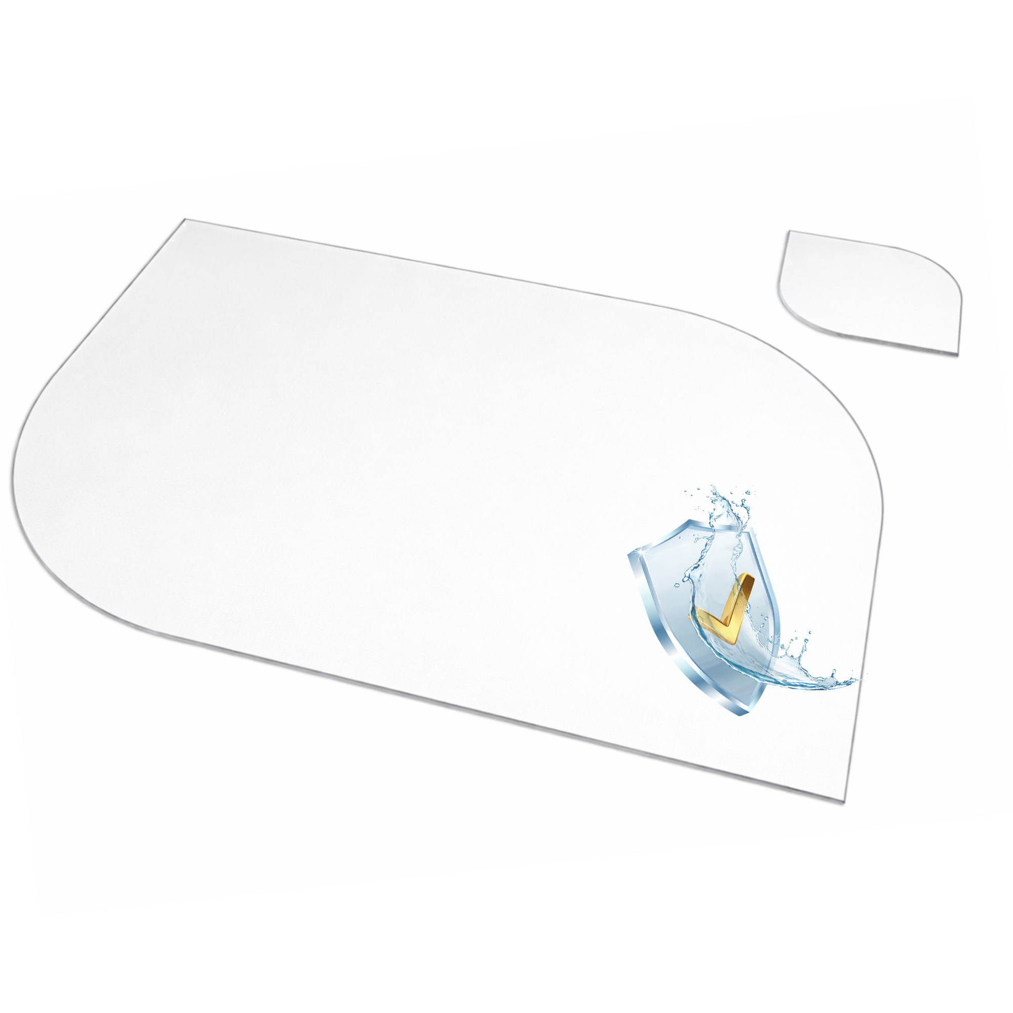 Beautex transparentes Tischset Platzset Tischschutz, abwischbar, mattiert | Beautex