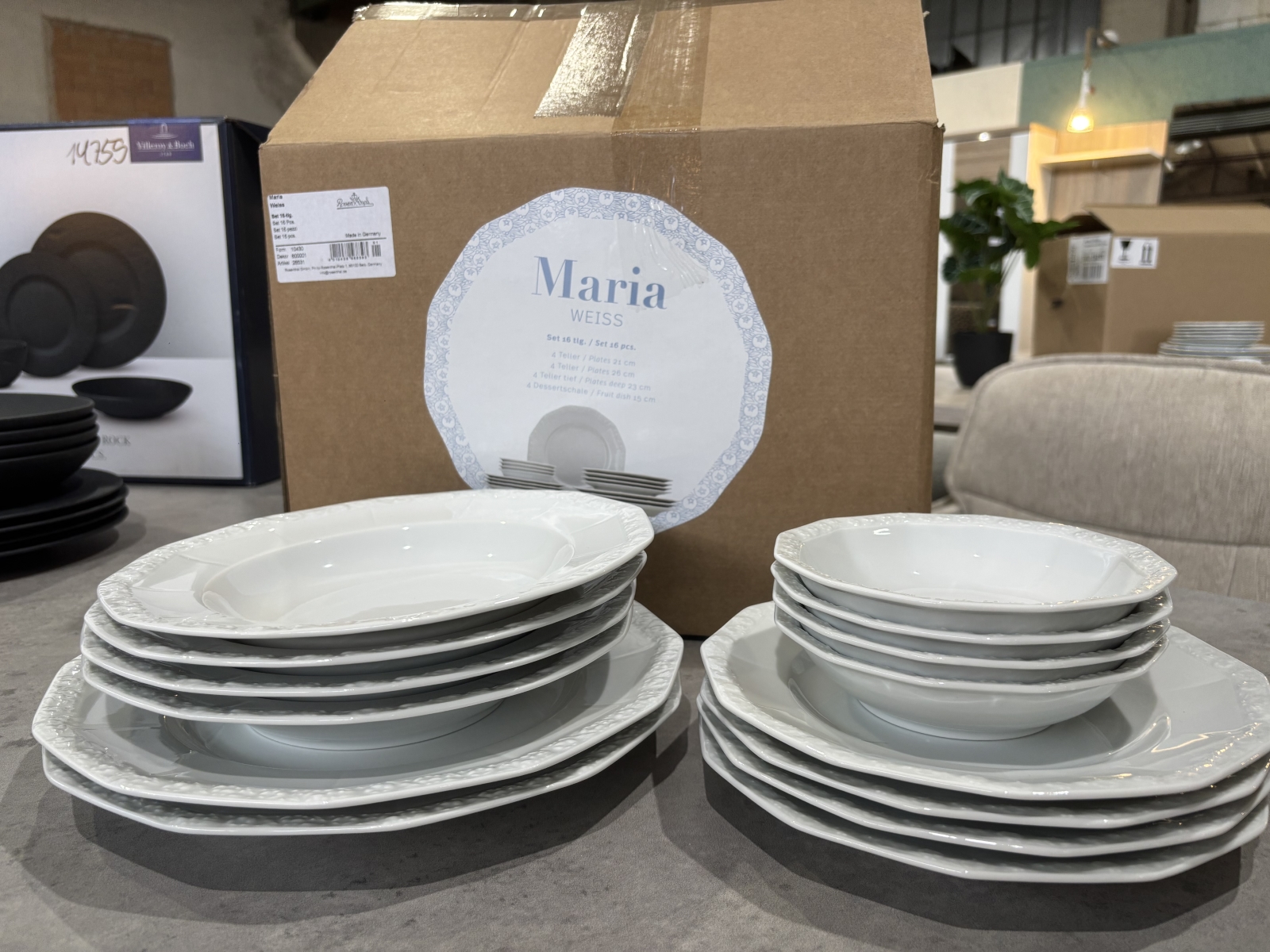 Rosenthal Maria weiß Kombiservice Geschirr