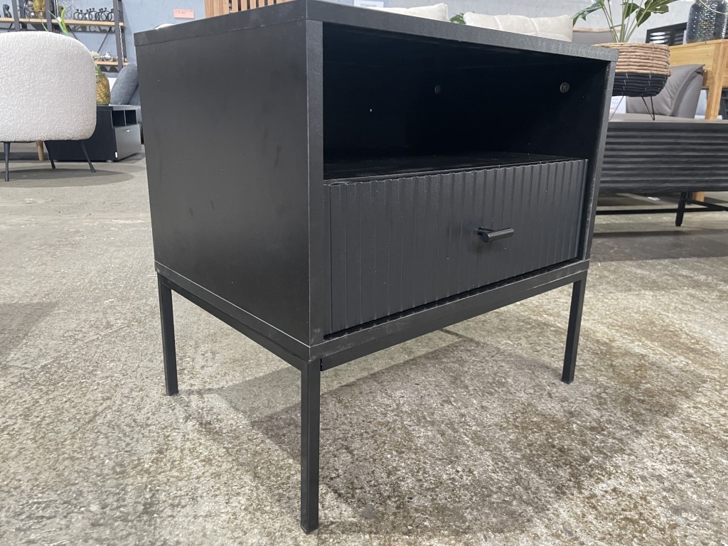 Boxxx Nachtschrank schwarz Grand Nachttisch Schublade
