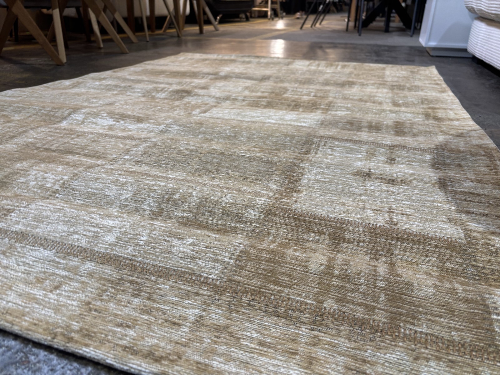 Novel Teppich Flachgewebe beige 130x190 cm Wohnzimmer