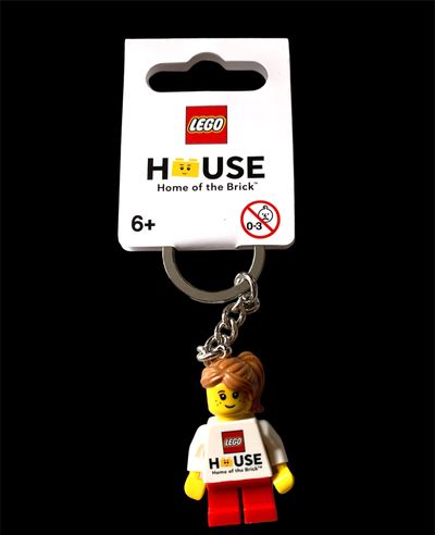 LEGO® House 853713 - Billund House Girl Key Chain / Schlüsselanhänger LEGO® House 853713 - Billund House Girl Key Chain / Schlüsselanhänger