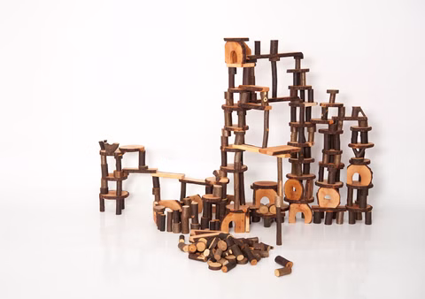 Blocs de construction en bois Magic Wood 330 ecoBlocks 