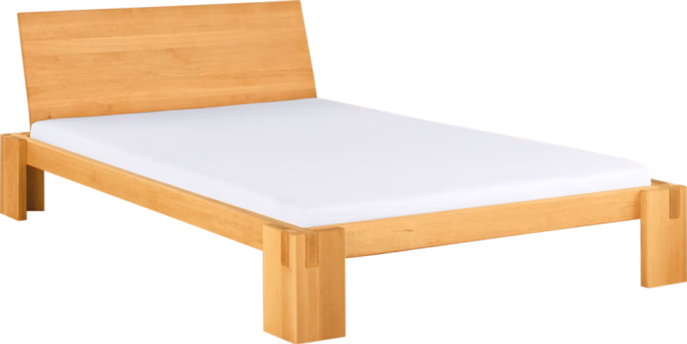 Livipur Livipur Luca Rückenlehne|Kopfteil 140 cm _3471 Das Livipur Luca Rückenlehne|Kopfteil 140 cm ist ein Holzbettrahmen von Livipur der sich durch ein schräges Kopfteil und ein schlichtes Design auszeichnet und mit einer schlichten weißen Matratze ausgestattet ist.