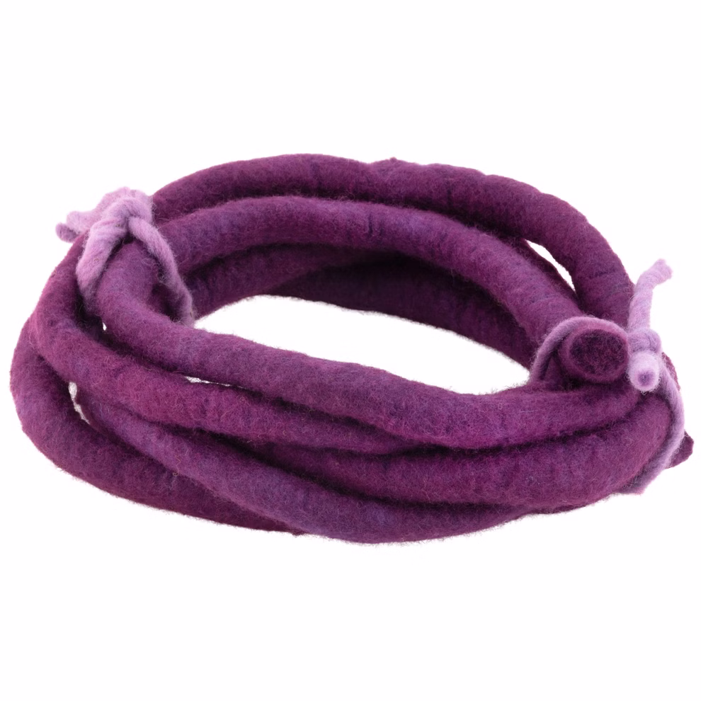 Bandas de fieltro, gruesas morado Bandas de fieltro, gruesas morado