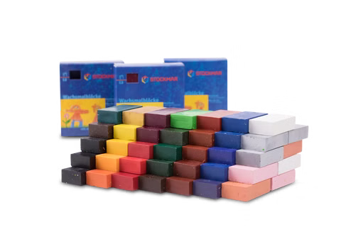 Blocchi di cera da colorare