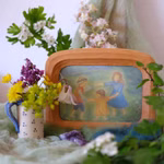 Postcards clip-on frame, curved