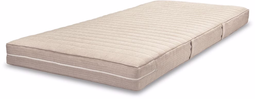 Baumberger Schlafkomfort Bio Matratze in 3 Größen aus Naturlatexschaum und Kokoslatex mit Wollbezug_3968 140x200 Die Baumberger Schlafkomfort Bio Matratze in der Farbe Beige mit gesteppter Oberfläche und sichtbaren Nähten hat eine feste rechteckige Form. Sie besteht aus Naturlatexschaum und Kokosnusslatex mit einem Wollbezug und ist in 3 Größen erhältlich. 140x200
