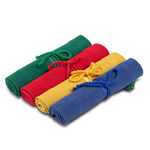 Astuccio per matite arrotolabile blu, 16pz Astuccio per matite arrotolabile blu, 16pz