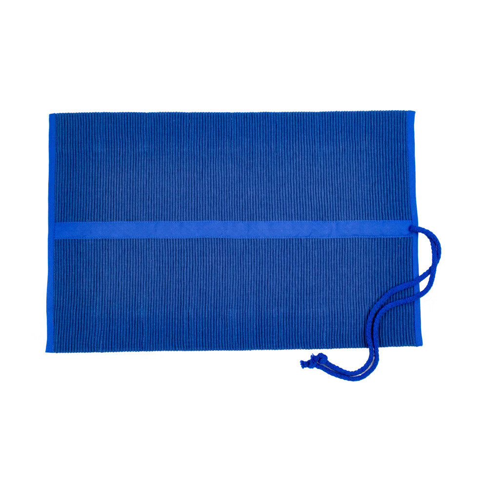 Astuccio per matite arrotolabile blu, 16pz Astuccio per matite arrotolabile blu, 16pz