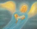 Art print: With angel