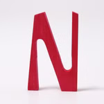 Grimms Lettere antroposofiche in legno N Grimms Lettere antroposofiche in legno N