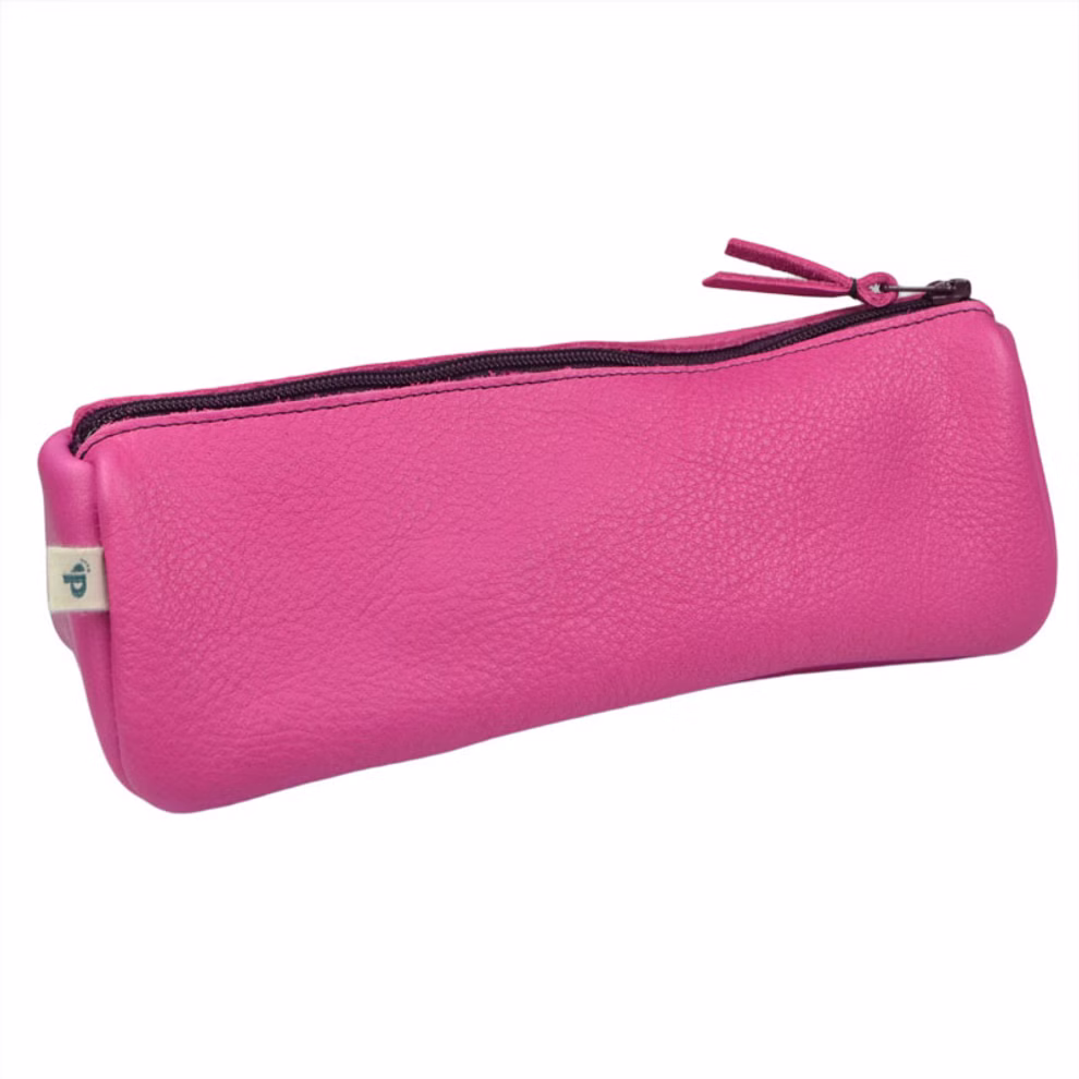 Astuccio, rosa con cavallo ricamato Astuccio, rosa con cavallo ricamato