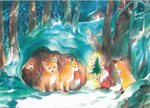 Advent postcard set, 10 pieces