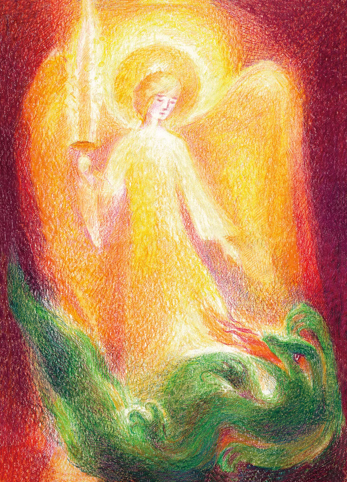 Postcard Saint Michael Postcard Saint Michael
