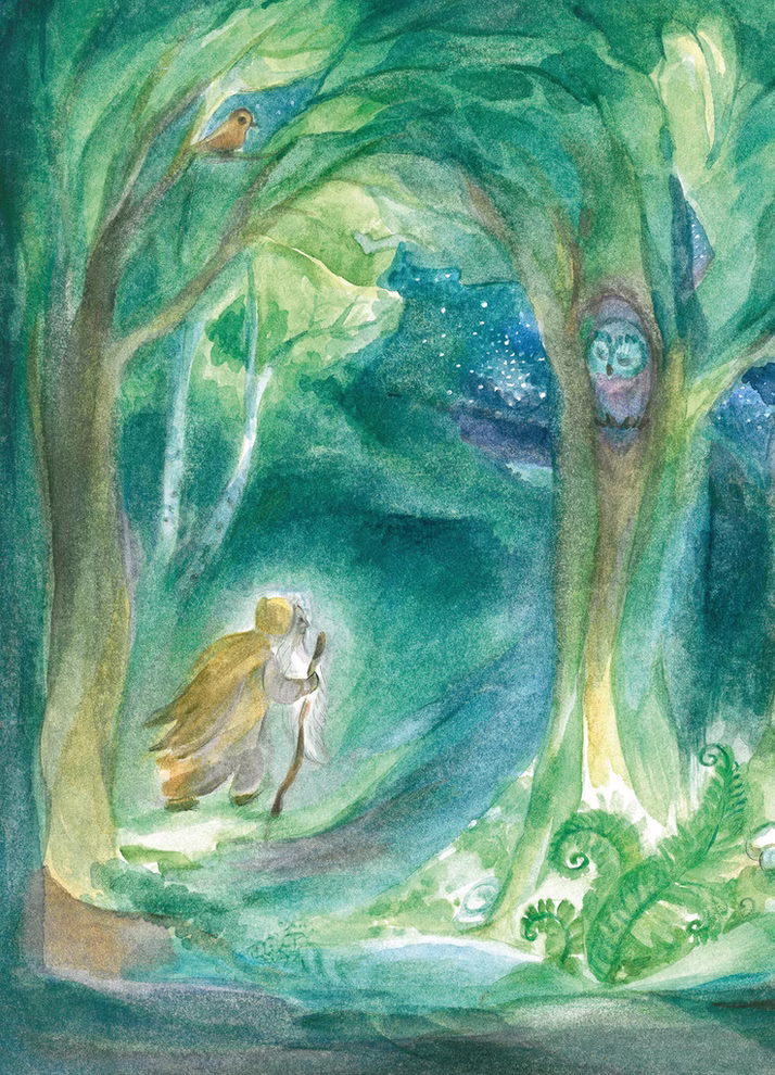 Postcard Merlin the Magician Postcard Merlin the Magician