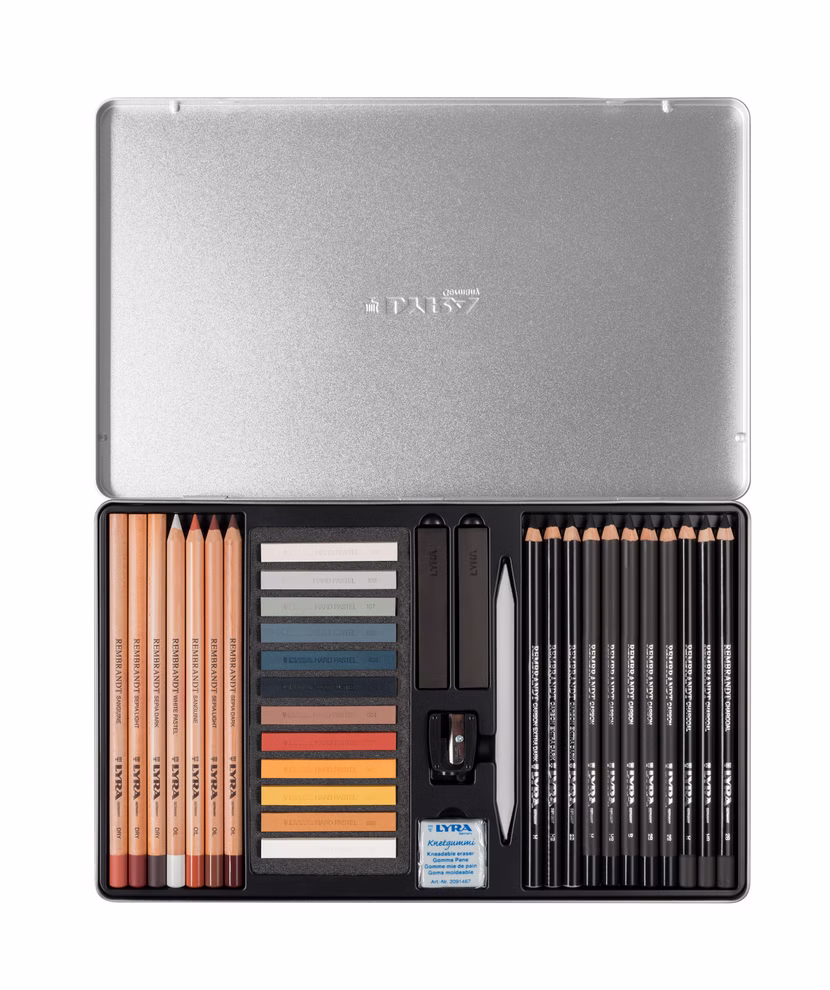 LYRA Schetsset, 35 stuks in een etui LYRA Schetsset, 35 stuks in een etui