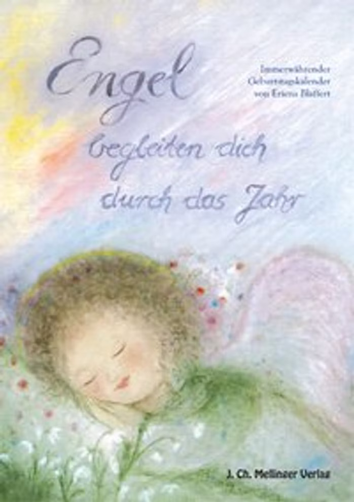 Mellinger Verlag Engel begleiten dich durch das Jahr Immerwährender Geburtstagskalender_4865 Der "Engel begleiten dich durch das Jahr Immerwährender Geburtstagskalender" aus dem Mellinger Verlag hat einen pastellfarbenen Einband mit einer heiteren Engel-Illustration und einem verträumten Himmel perfekt für die Erinnerung an Geburtstage das ganze J