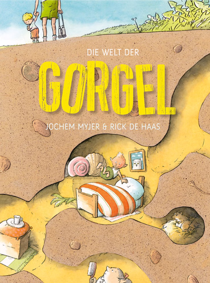 Freies Geistesleben Die Welt der Gorgel Paul Biegel _8000 Ein Buchumschlag für "Die Welt der Gorgel Paul Biegel" von Freies Geistesleben der einen Cartoon-Jungen im Bett zeigt.