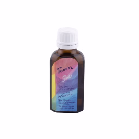 Aceite de turba con oro