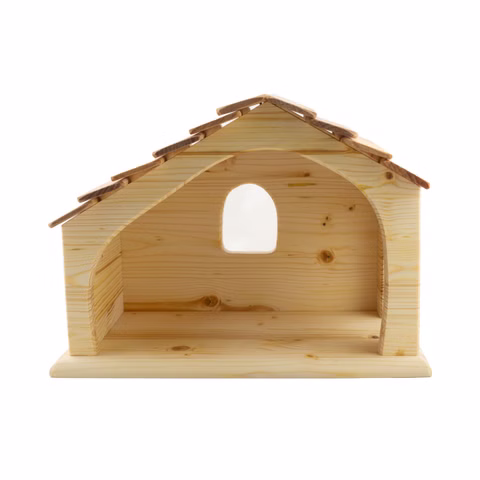 Houten ledikantstal