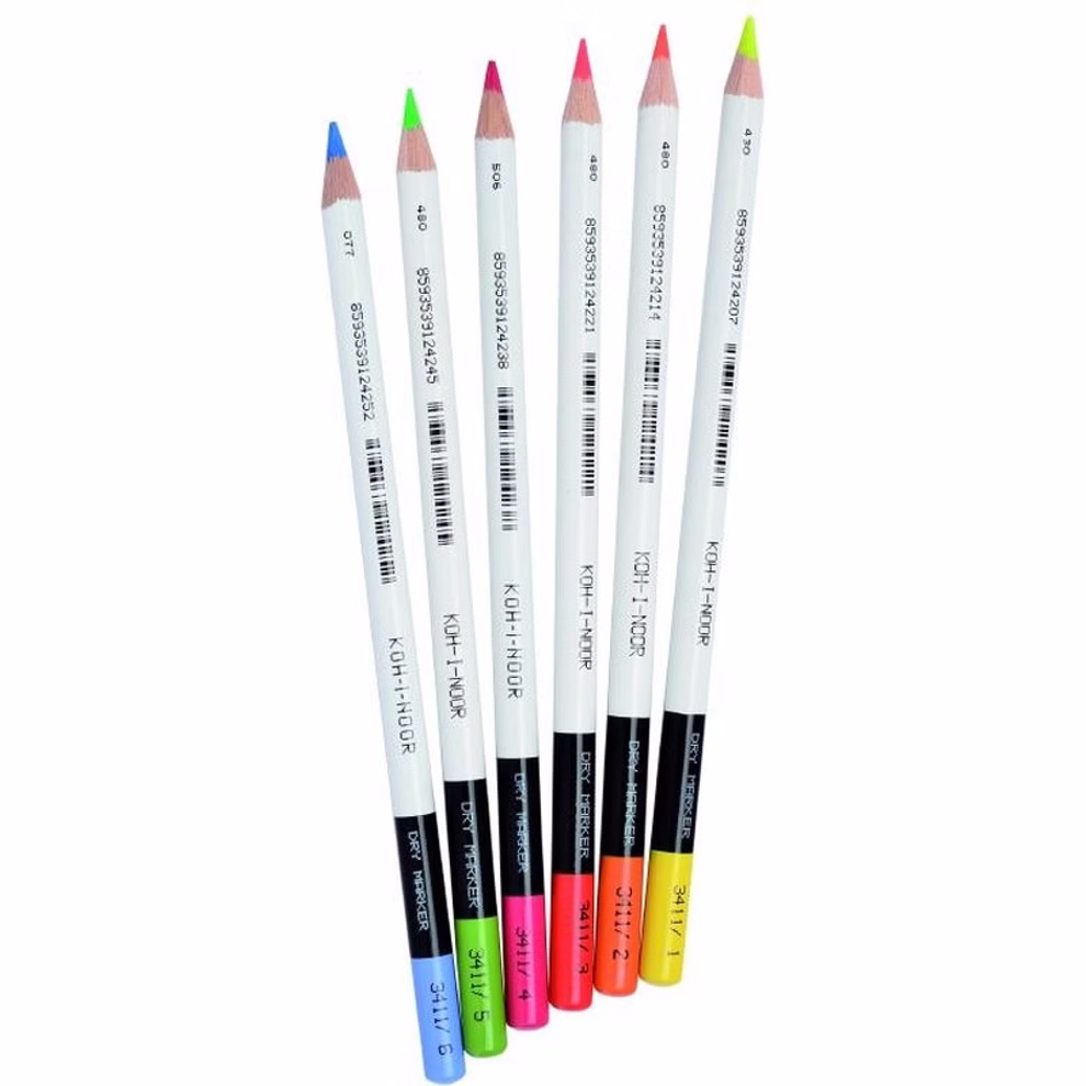 Evidenziatore secco, 6 pezzi Evidenziatore secco, 6 pezzi