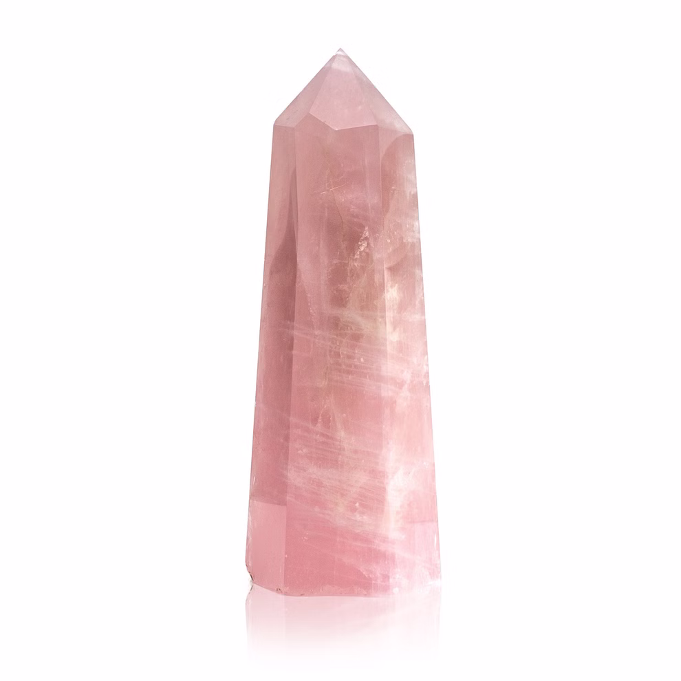 Rose quartz tips large Rose quartz tips large