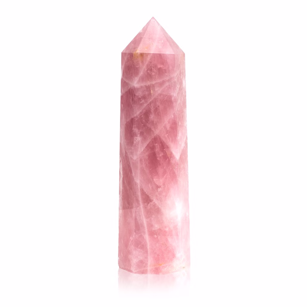Rose quartz tips large Rose quartz tips large