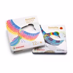 12 + 1 coloured pencils, triangular 12 + 1 coloured pencils, triangular